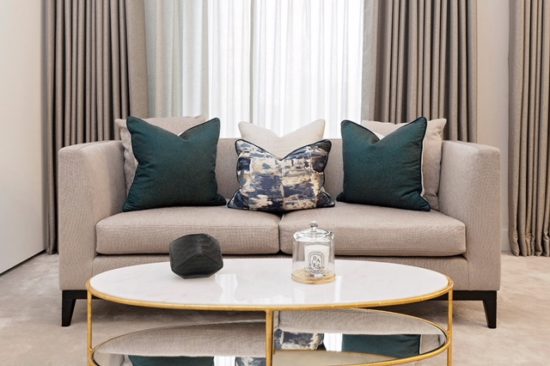 Bespoke curtains, Chelsea Harbou