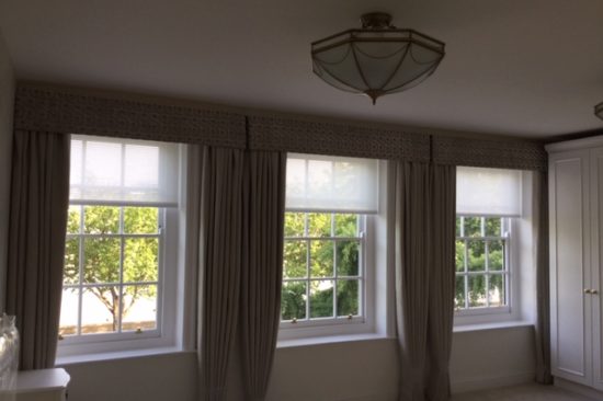 Hand made pelmets