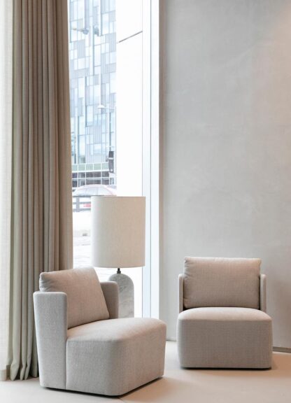 Floor to celing curtains, Greenwich Peninsula