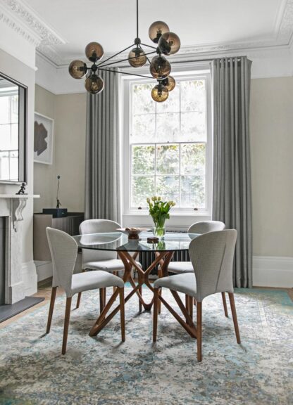 Dining room curtains, Chelsea